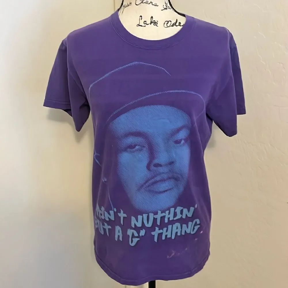 Dr Dre Ain’t Nuthing But A G Thang Purple Graphic Shirt
